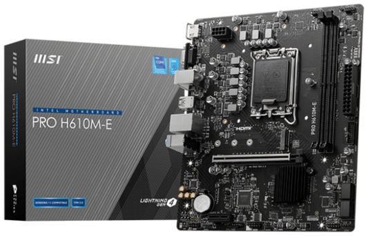 MSI PRO H610M-E placa base Intel H610 LGA 1700 micro ATX