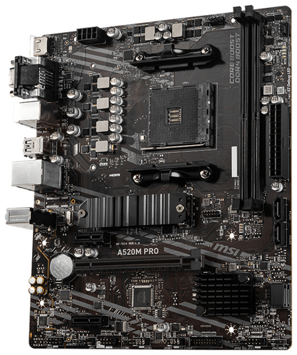 MSI A520M PRO placa base AMD A520 Zócalo AM4 micro ATX