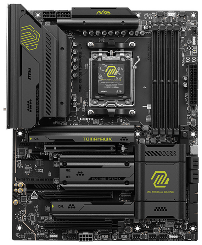MSI MAG X870E TOMAHAWK WIFI placa base AMD X870E Zócalo AM5 ATX