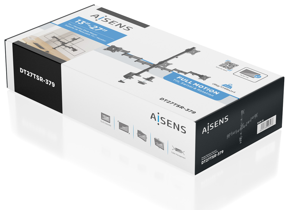 AISENS DT27TSR-379 soporte para TV 68,6 cm (27'')