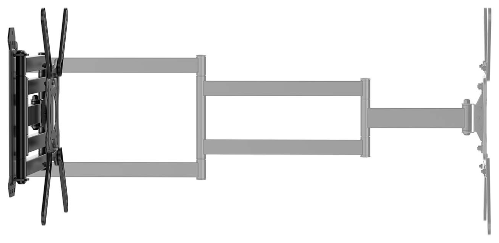 AISENS WT65TSLE-385 soporte para TV 165,1 cm (65'')