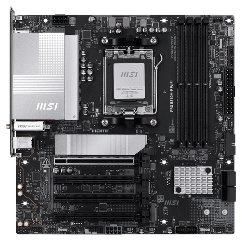 MSI 911-7E71-001 placa base AMD B850 Zócalo AM5 micro ATX
