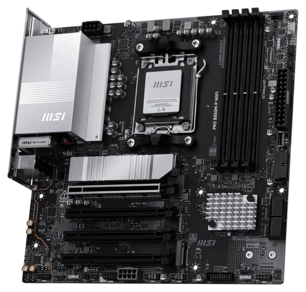 MSI 911-7E71-001 placa base AMD B850 Zócalo AM5 micro ATX