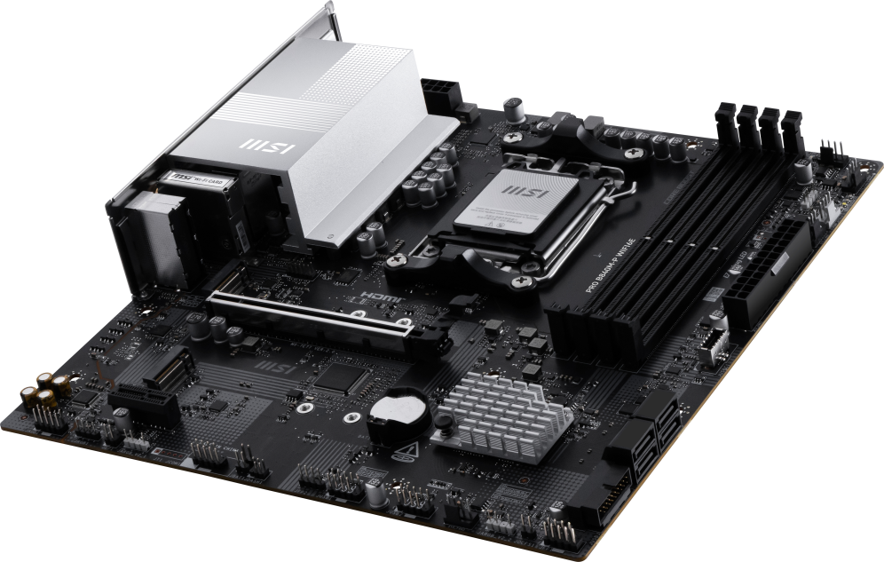 MSI PRO B840M-P WIFI6E placa base AMD B840 Zócalo AM5 micro ATX