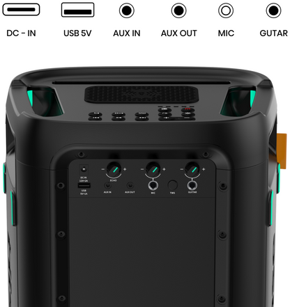 Hisense Party Storm Altavoz para fiestas Negro 300 W