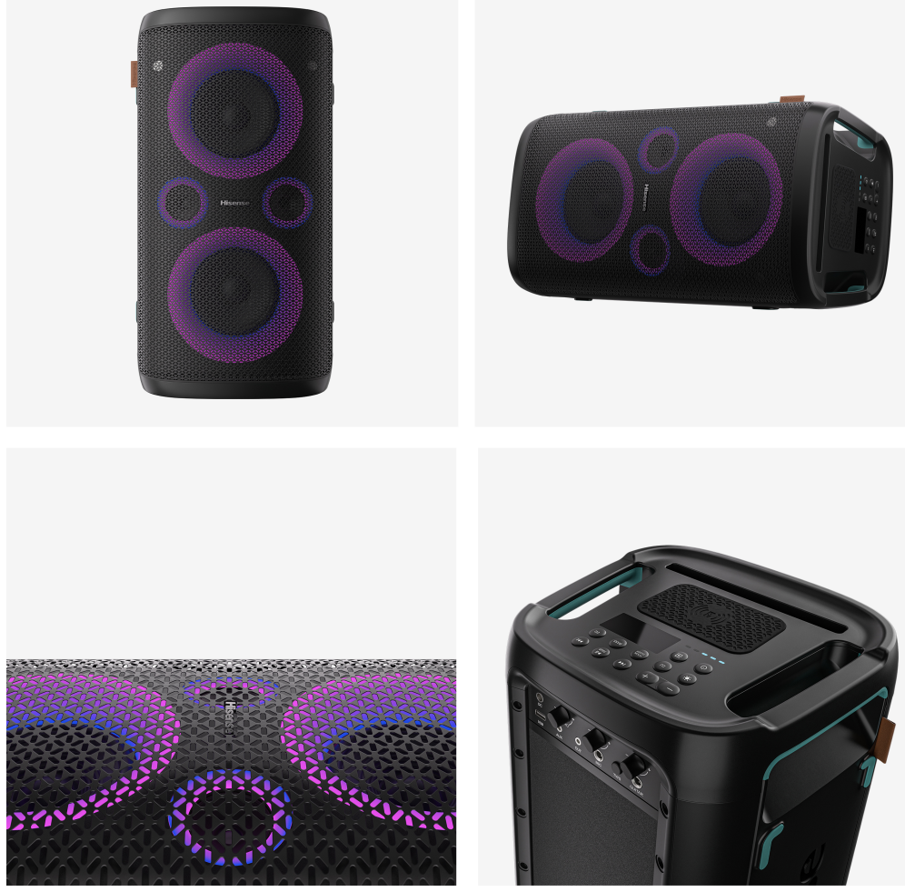 Hisense Party Storm Altavoz para fiestas Negro 300 W