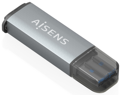 AISENS ASCR-2A09-GR lector de tarjeta USB 3.2 Gen 1 (3.1 Gen 1) Type-A