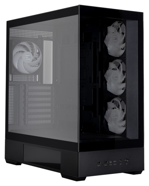 Zalman P40 DS BLACK Midi Tower Negro
