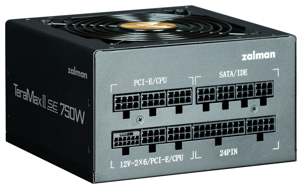 Zalman TeramaxII SE unidad de fuente de alimentacion 750 W 18+10 pin ATX ATX Negro