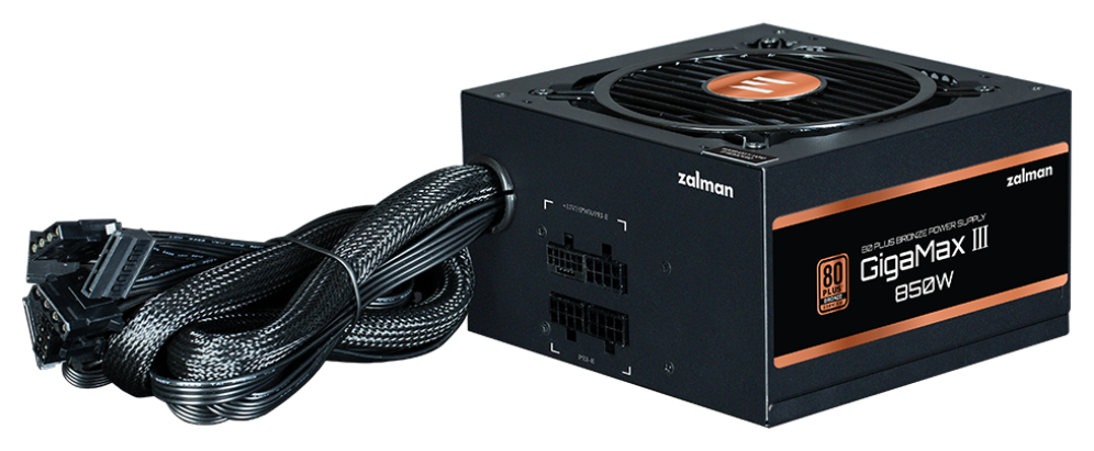 Zalman GigaMax III unidad de fuente de alimentacion 850 W ATX Negro