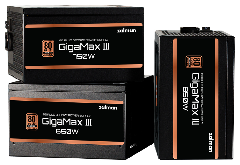 Zalman GigaMax III unidad de fuente de alimentacion 850 W ATX Negro