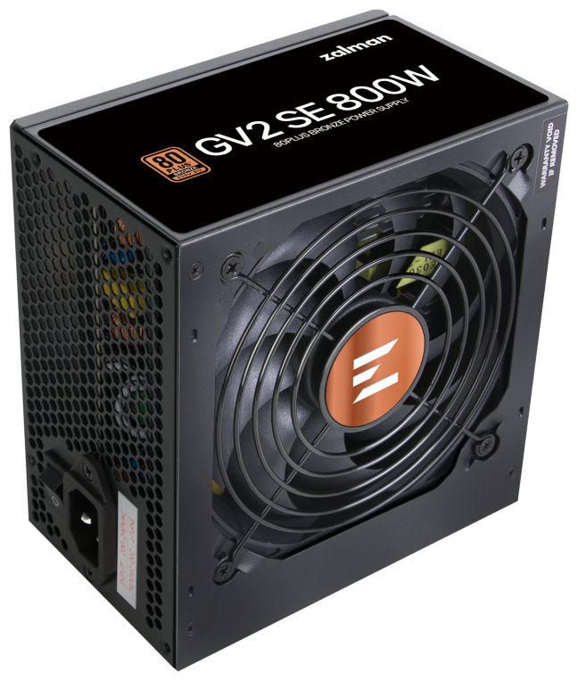 Zalman GV2SE unidad de fuente de alimentacion 800 W 20+4 pin ATX ATX Negro