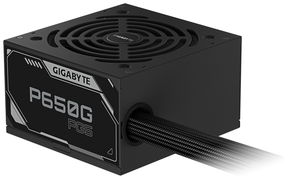 GIGABYTE P650G PCIE 5.1 Fuente de alimentacion – PCIe 5.1, 80 PLUS Silver, ventilador de 120mm, compatible con ATX 3.1, enchufe EU