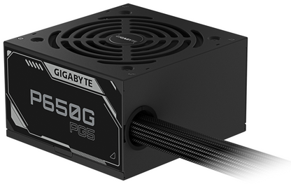 GIGABYTE P650G PCIE 5.1 Fuente de alimentacion – PCIe 5.1, 80 PLUS Silver, ventilador de 120mm, compatible con ATX 3.1, enchufe EU