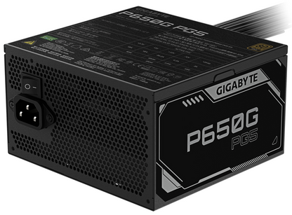 GIGABYTE P650G PCIE 5.1 Fuente de alimentacion – PCIe 5.1, 80 PLUS Silver, ventilador de 120mm, compatible con ATX 3.1, enchufe EU