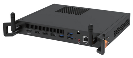 MAXHUB MT71E PCs/estación de trabajo Intel® Core™ i5 i5-12450H 12 GB DDR4-SDRAM 256 GB Windows 11 Pro Chasis montado en bastidor Mini PC Negro