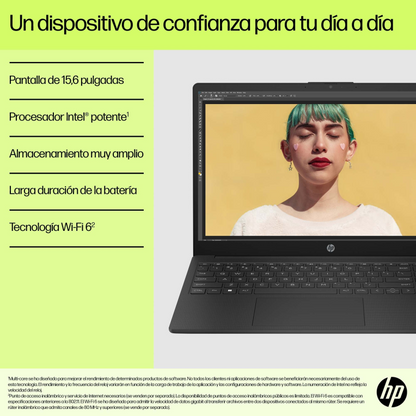 HP 15-fd0356ns Intel® Core™ i7 i7-1355U Portatil 39,6 cm (15.6'') Full HD 8 GB DDR4-SDRAM 512 GB SSD Wi-Fi 6 (802.11ax) FreeDOS Azul