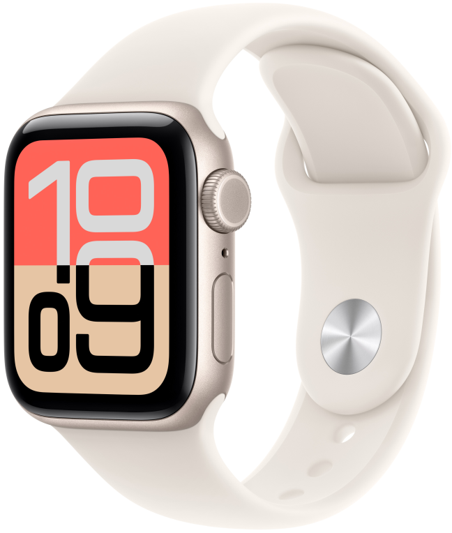 Apple Watch SE (3nd generation) OLED 40 mm Digital 324 x 394 Pixeles Pantalla tactil 5G Beige Wifi GPS (satelite)
