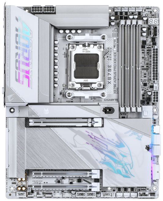 GIGABYTE X870E AORUS PRO X3D ICE Placa Base