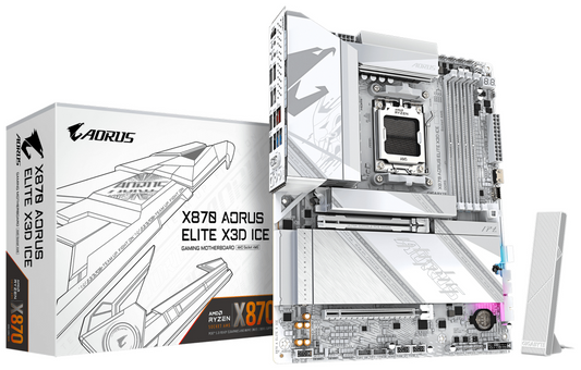 GIGABYTE X870 AORUS ELITE X3D ICE Placa Base