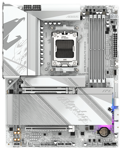 GIGABYTE X870 AORUS ELITE X3D ICE Placa Base