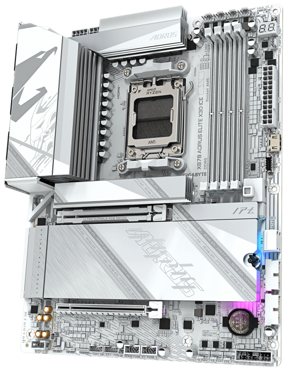 GIGABYTE X870 AORUS ELITE X3D ICE Placa Base