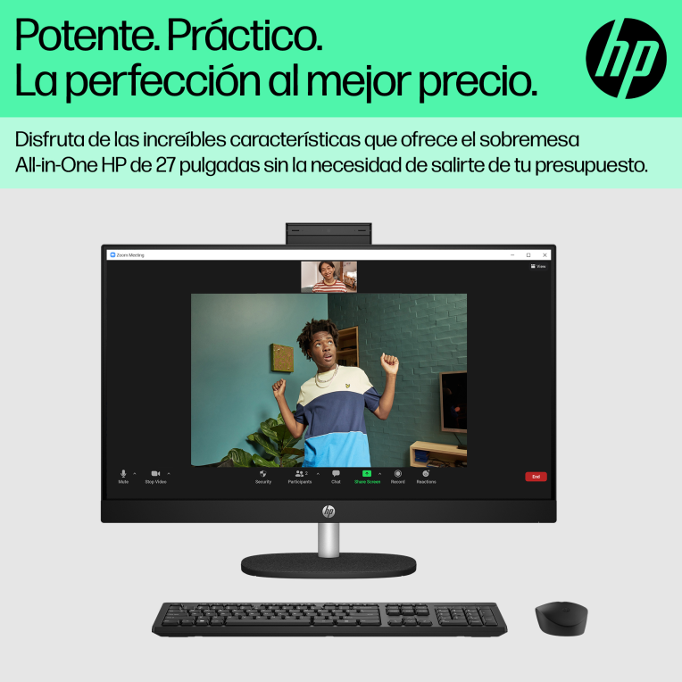 HP All-in-One 27-cr0090ns IntelÂ® Coreâ¢ i5 i5-1335U 68,6 cm (27'') 1920 x 1080 Pixeles PC todo en uno 16 GB DDR4-SDRAM 512 GB SSD FreeDOS Wi-Fi 6 (802.11ax) Blanco