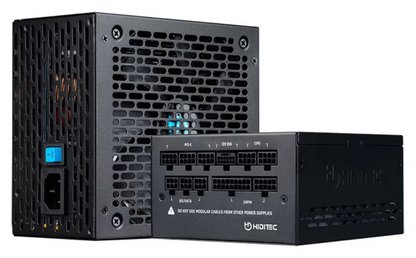 Hiditec GDX1050 v3 80PLUS GOLD ATX 3.1 PCIe 5.1 unidad de fuente de alimentacion 1050 W 20+4 pin ATX Negro