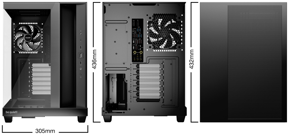 be quiet! Light Base 500 Midi Tower Negro