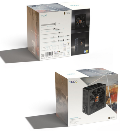 TooQ Fuente de alimentacion ATX 750W APFC 80Plus Bronze