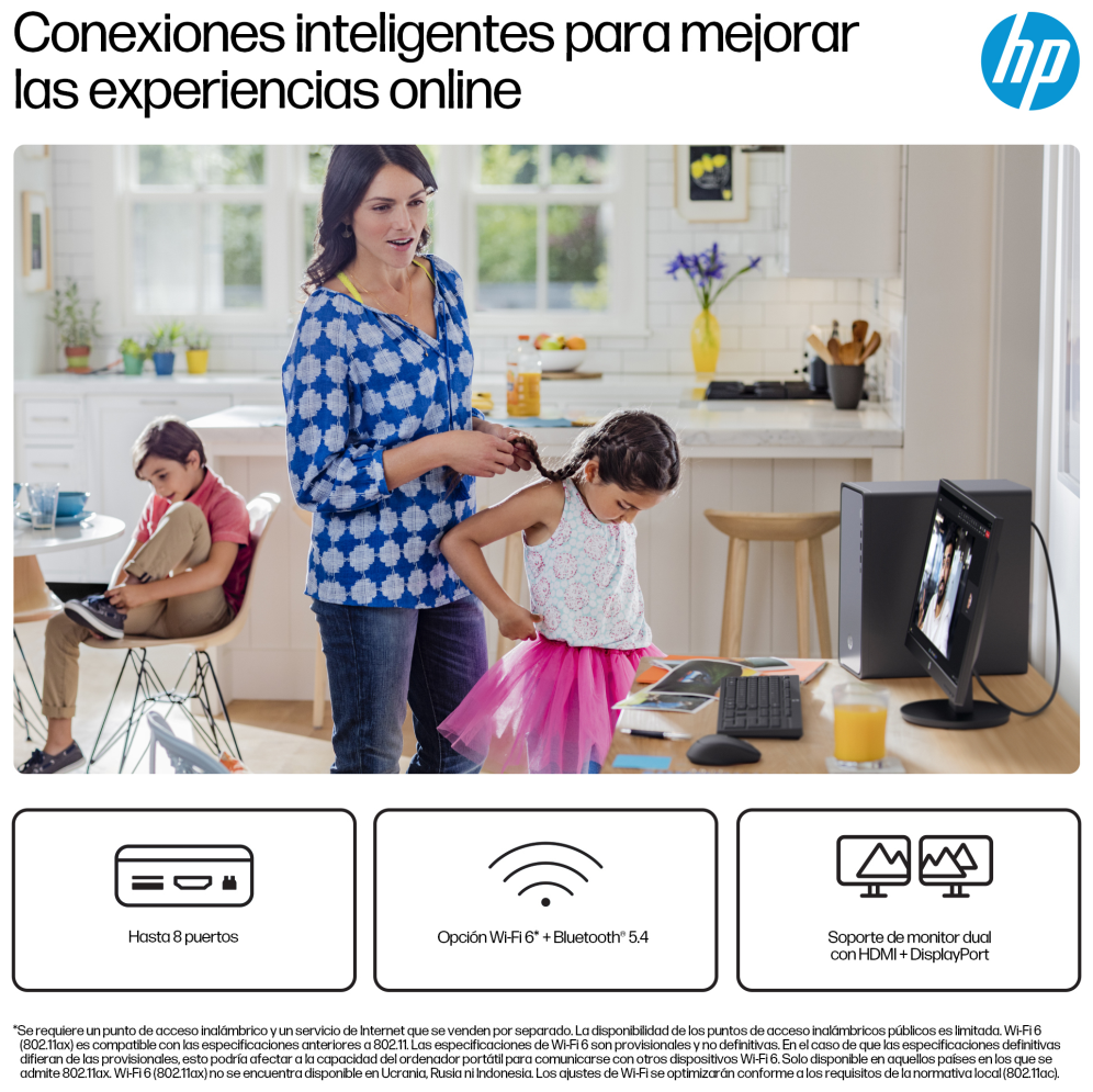 HP OmniDesk M02-0021ns IntelÂ® Coreâ¢ i5 i5-14400 16 GB DDR5-SDRAM 1 TB SSD FreeDOS Torre PC Plata