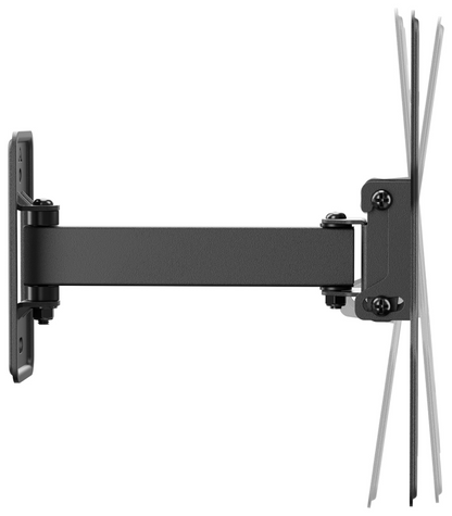 AISENS Soporte Eco Giratorio, Inclinable Para Monitor/TV 30kg (2 Pivotes) De 23''-43'', Negro