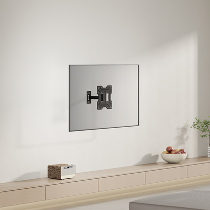 AISENS Soporte Eco Giratorio, Inclinable Para Monitor/TV 30kg (2 Pivotes) De 23''-43'', Negro
