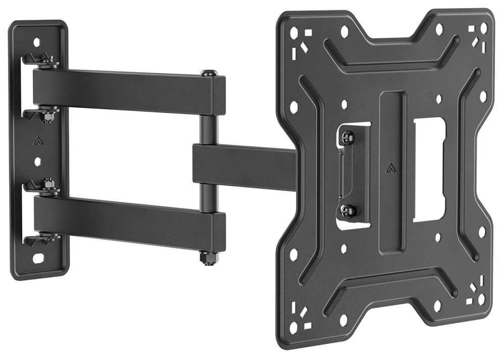 AISENS Soporte Eco Giratorio, Inclinable Para Monitor/TV 30kg (3 Pivotes) De 23''-43'', Negro