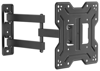 AISENS Soporte Eco Giratorio, Inclinable Para Monitor/TV 30kg (3 Pivotes) De 23''-43'', Negro