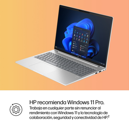 HP ProBook 4 G1iR Wolf Pro Security Edition Intel Core 5 120U Portatil 40,6 cm (16'') WUXGA 16 GB DDR5-SDRAM 512 GB SSD Wi-Fi 6E (802.11ax) Windows 11 Pro Plata