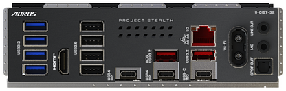 GIGABYTE X870 AORUS STEALTH Placa Base - Compatible con procesadores AMD Ryzen 9000, VRM digital de 16+2+2 fases, hasta 8200MHz DDR5 (O.C.), 2xPCIe 5.0 + 2xPCIe 4.0, Wi-Fi 7, LAN 5GbE, USB 4