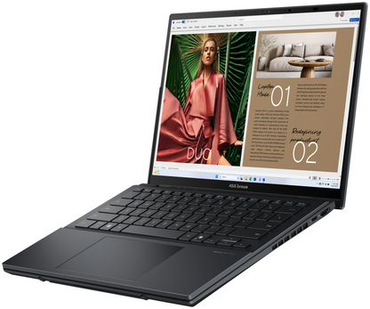 ASUS Zenbook Duo OLED UX8406CA-QL336W - Ordenador Portatil 14'' WUXGA (Intel Core Ultra 7 255H, 32GB RAM, 1TB SSD, Arc 140T, Windows 11 Home) Gris Tintero - Teclado QWERTY espanol
