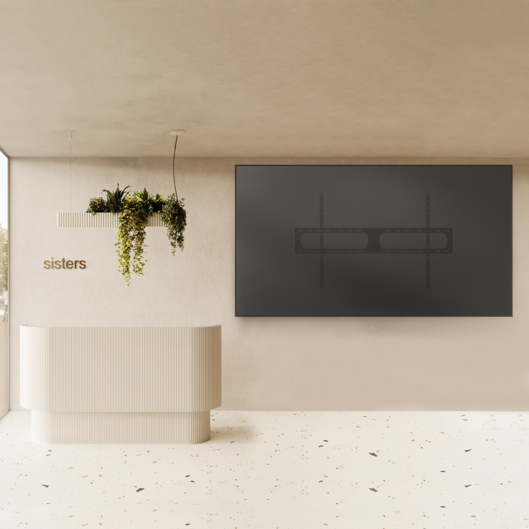 TooQ Soporte Fijo de Pared para Pantallas 37a-140a, Negro