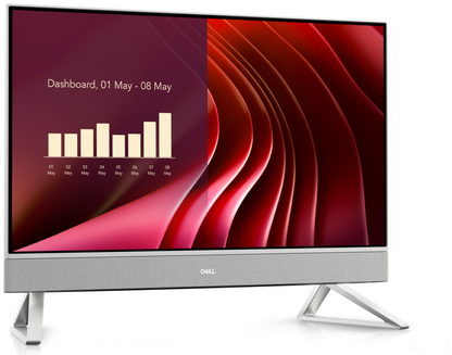 DELL EC24250 Intel Core 5 120U 60,5 cm (23.8'') 1920 x 1080 Pixeles PC todo en uno 16 GB DDR5-SDRAM 512 GB SSD Windows 11 Pro Wi-Fi 6E (802.11ax) Blanco