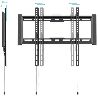 TooQ Soporte Fijo de pared para pantallas 32''- 70'', Negro