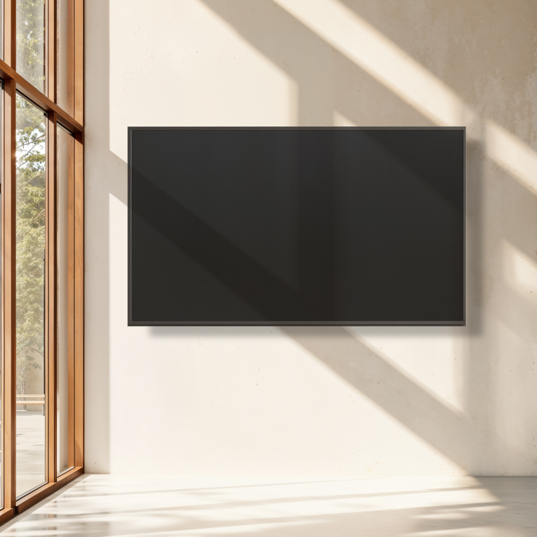 TooQ Soporte Fijo de pared para pantallas 37''- 80'', Negro