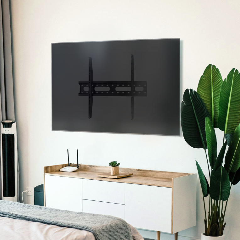 TooQ Soporte Fijo de pared para pantallas 37''- 80'', Negro