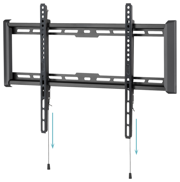 TooQ Soporte Fijo de pared para pantallas 37''- 80'', Negro