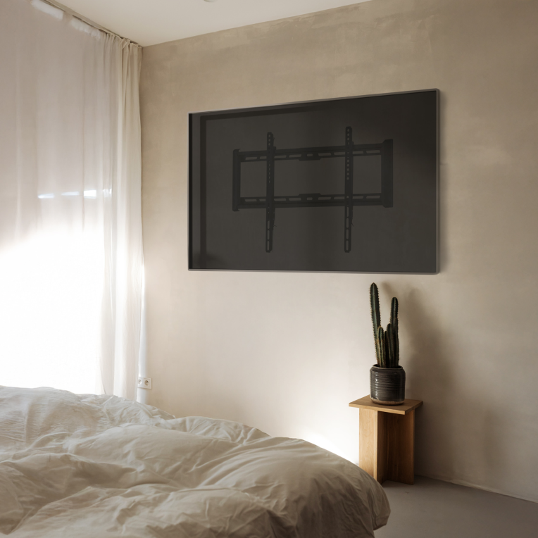 TooQ Soporte Fijo de pared para pantallas 37''- 80'', Negro