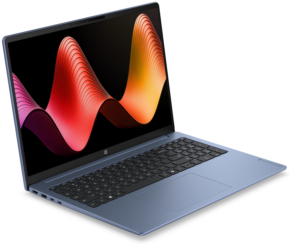 HP OmniBook 3 16-by0008ns AMD Ryzen™ 7 160 Portatil 40,6 cm (16'') 2K 16 GB DDR5-SDRAM 1 TB SSD Wi-Fi 6 (802.11ax) FreeDOS Azul, Gris