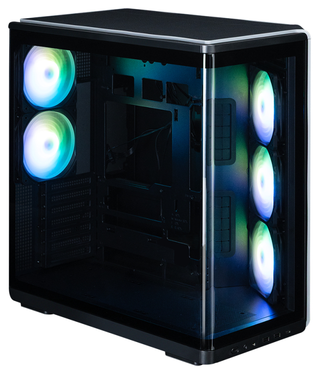Zalman P60 BLACK carcasa de ordenador Midi Tower Negro