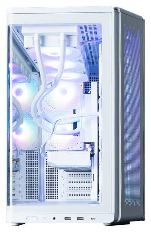 Zalman P60 WHITE carcasa de ordenador Midi Tower Blanco
