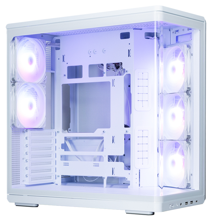 Zalman P60 WHITE carcasa de ordenador Midi Tower Blanco