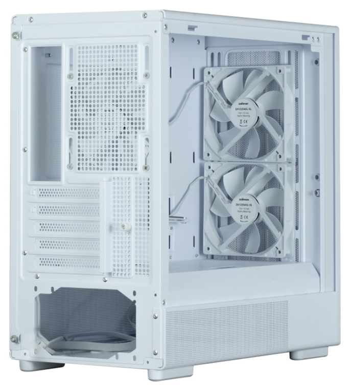 Zalman P10 NAMU WHITE carcasa de ordenador Mini Tower Blanco